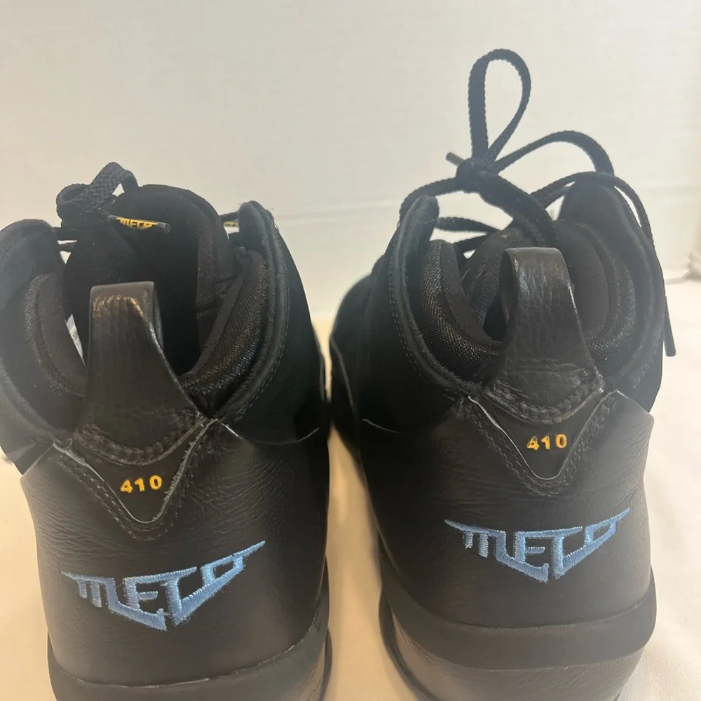 Nike Air Jordan Melo Carmelo Anthony 410 M3 Black Leather 314302 042 Size 11 - Picture 2 of 11